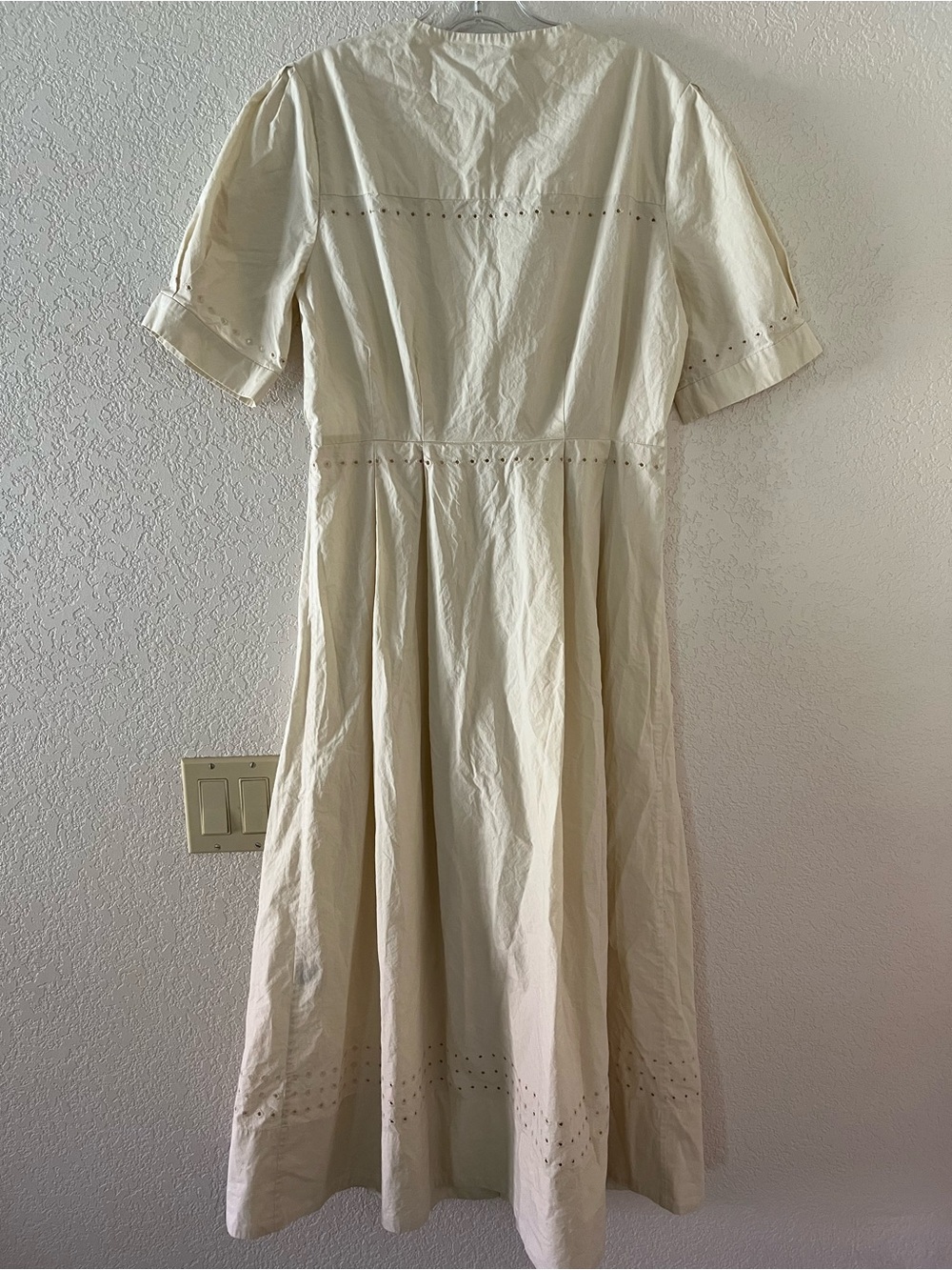 Jenni Kayne Harper Dress Ivory Size Medium - Picture 5 of 8